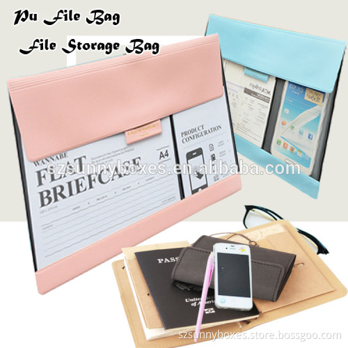 factory price high quality portable briefcase,file folder carrying case